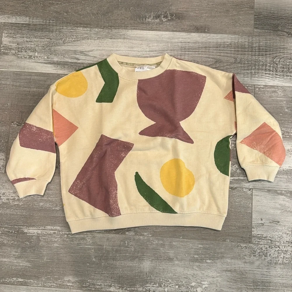 ZARA Boys Crew Sweatshirt NWT
